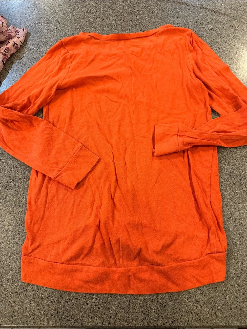 Orange Graphic shirt 